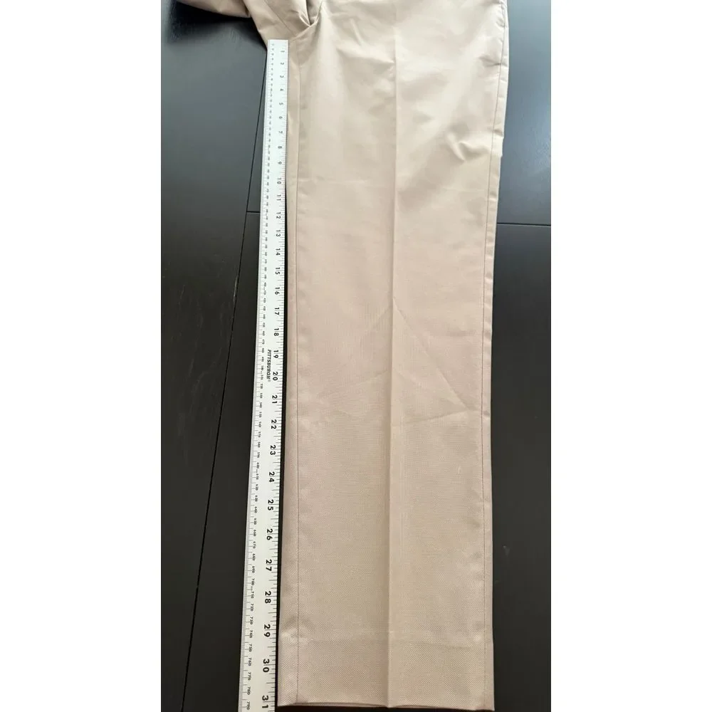 Banana Republic Chino Pant Men 36x31* Slim Traveler Caribbean Sand Khaki Trouser
